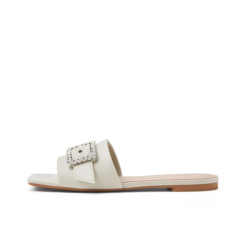 CHARLES&KEITH Composite Sole Slide Slippers 1.5cm Women's-0