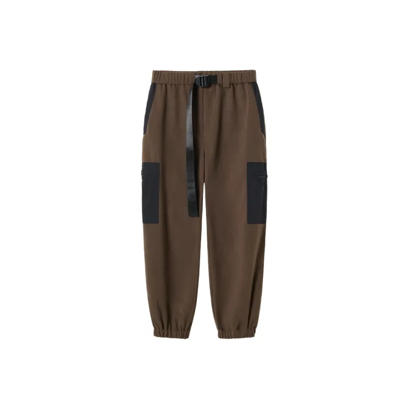 WAYNEXZAVIER Casual Pants Men's Dark Coffee-0