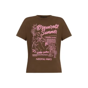 DSQUARED 2 Summer Canadian Crewneck T Shirt
