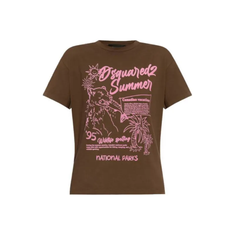DSQUARED 2 Summer Canadian Crewneck T Shirt-0