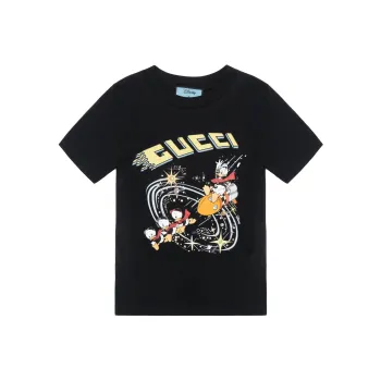 GUCCI X Disney Donald Duck Rocket T Shirt Black/Multi