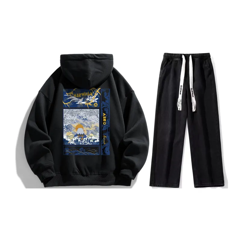 Airwalk Sweatshirt Sets Unisex-0