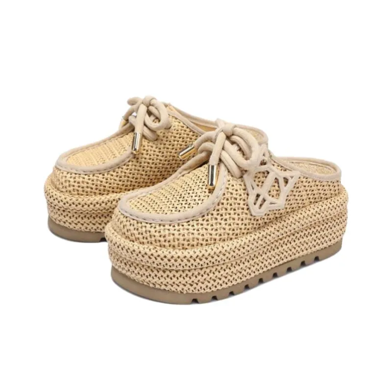Naked Wolfe Blizzard Abrasion Resistant Closed Toe Slippers Women's Beige-2