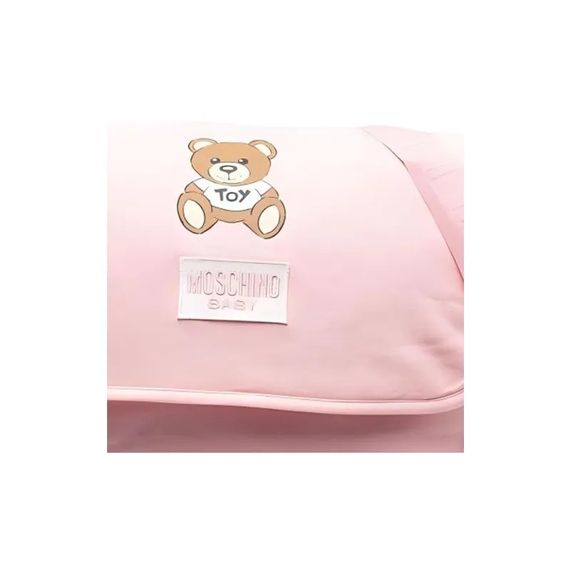 MOSCHINO Cotton Crossbody Bags Shoulder Bags Unisex Light Pink-4