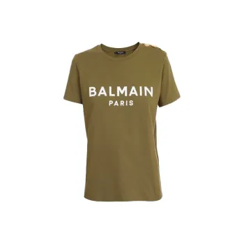 BALMAIN T-Shirts Women's Khaki