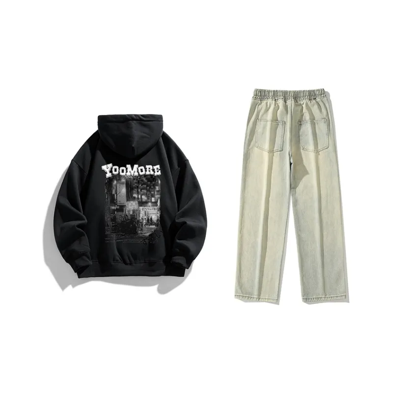 YooMore Sweatshirt Sets Unisex-0
