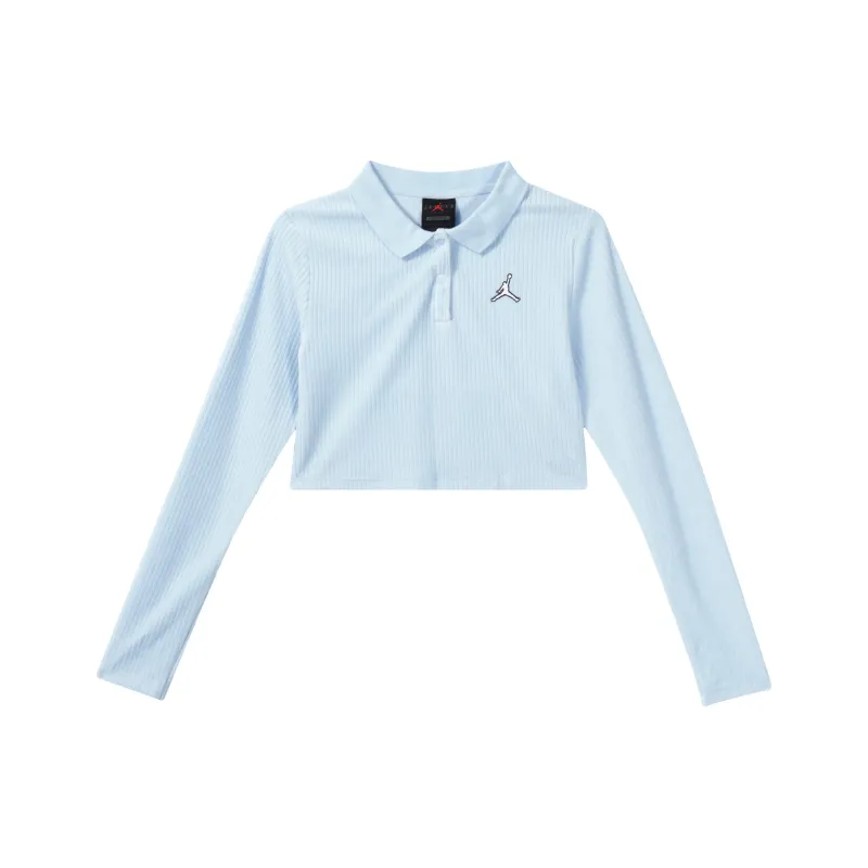 Jordan Crop Tops Women's Ice Blue-0