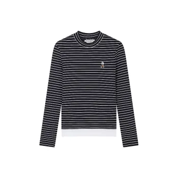 Teenie Weenie T Shirt Women's Navy Blue