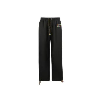Valeria Obbaco Casual Pants Unisex Black