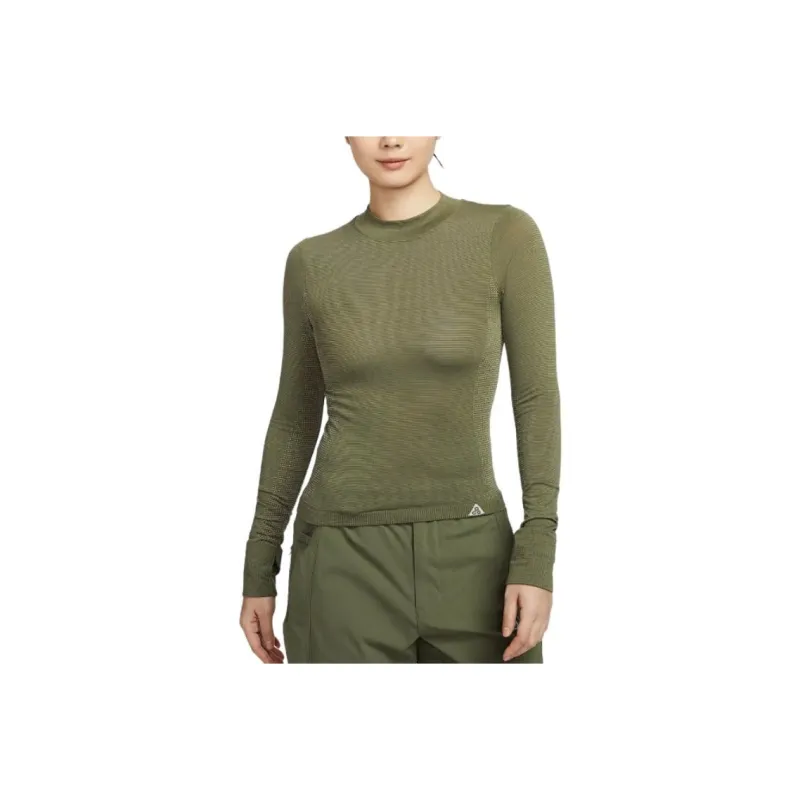 Nike ACG DRI FIT ADV FW24 Regular T Shirt Women's Green-0
