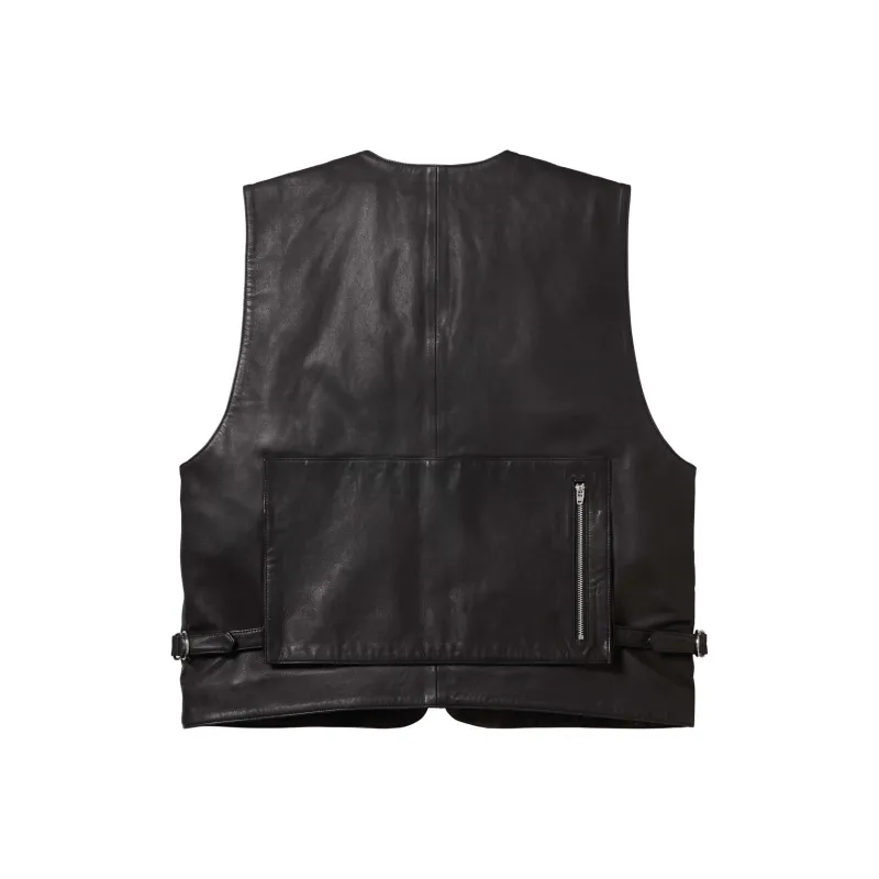 Supreme Leather Cargo Vest-1