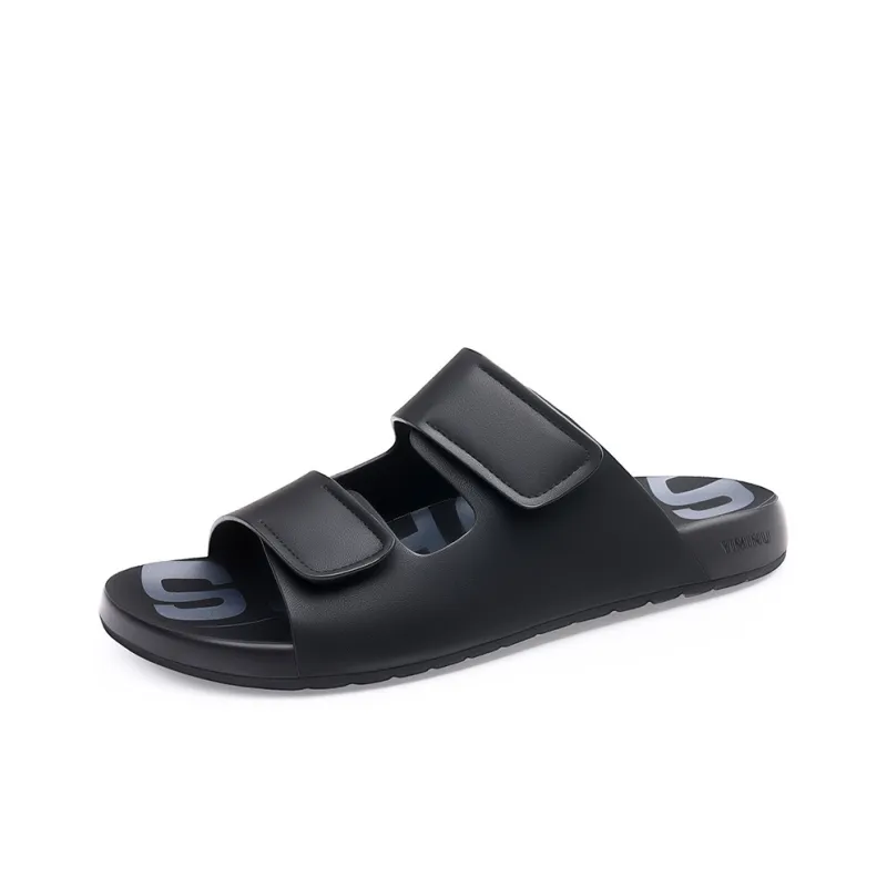 Eminu Rubber Sole Slip Resistant Slide Slippers Men's-1
