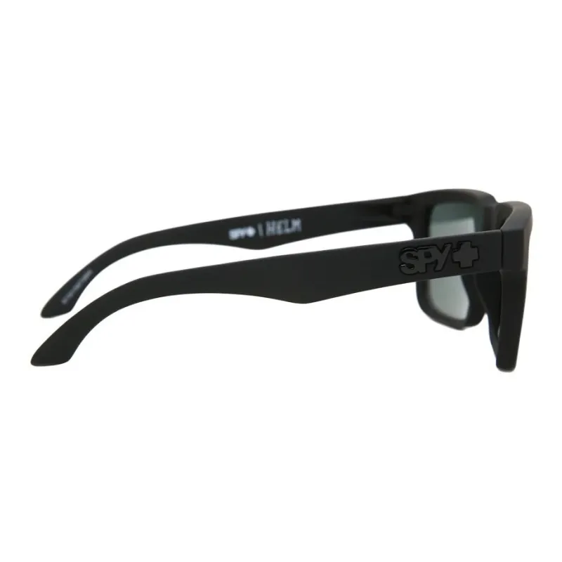 SPY Plastic Square Sunglasses Unisex Black-2