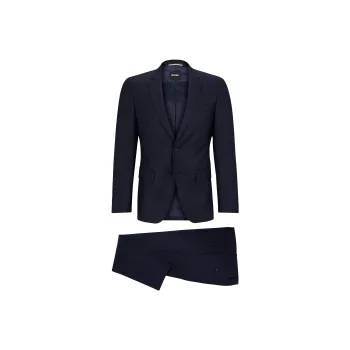 HUGO BOSS Business Suit Men's Blue