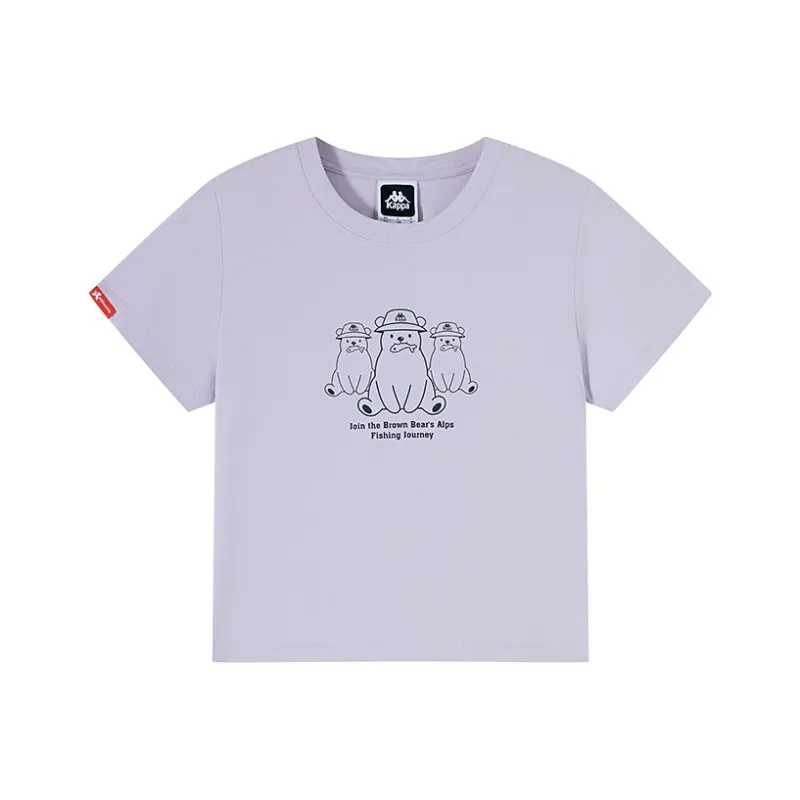 Kappa Summer T Shirt Women's Purple-0