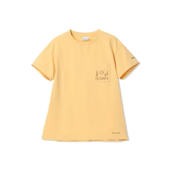Columbia T Shirt Women's Yellow 715