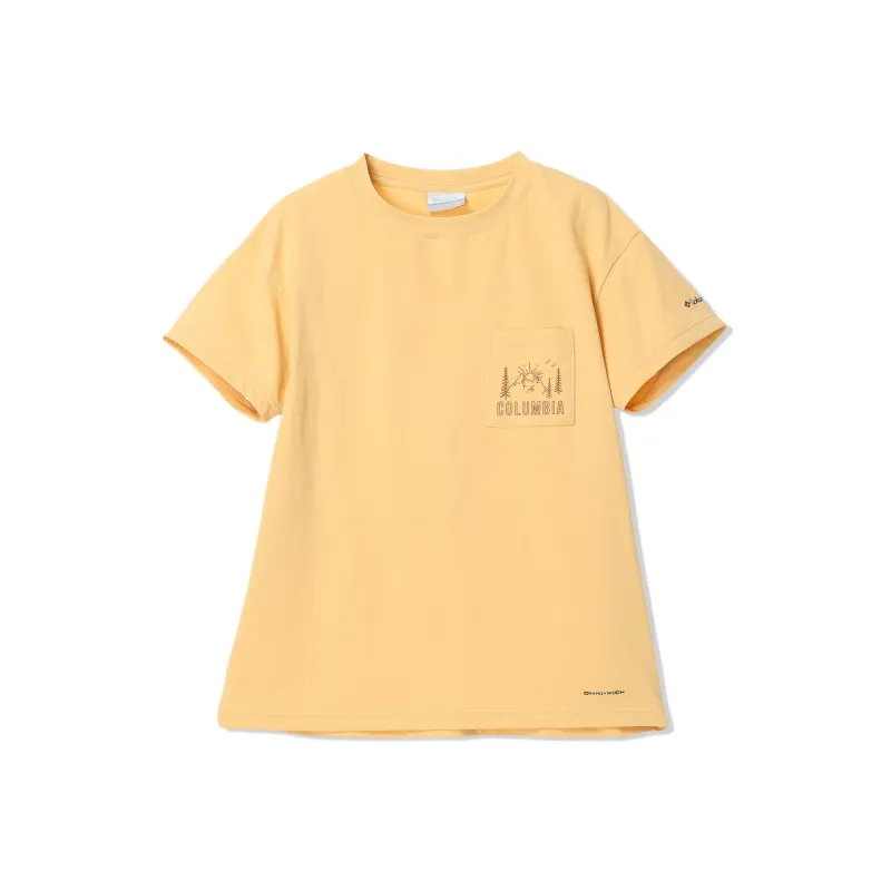 Columbia T Shirt Women's Yellow 715-0