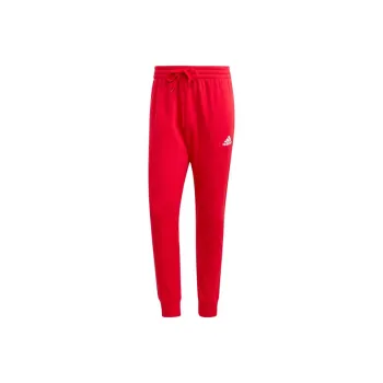 Adidas Essentials Fleece Regular Tapered Joggers Casual Pants Men's Scarlet