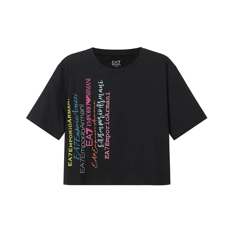 EMPORIO ARMANI FW22 Crop Top Women's Black-0