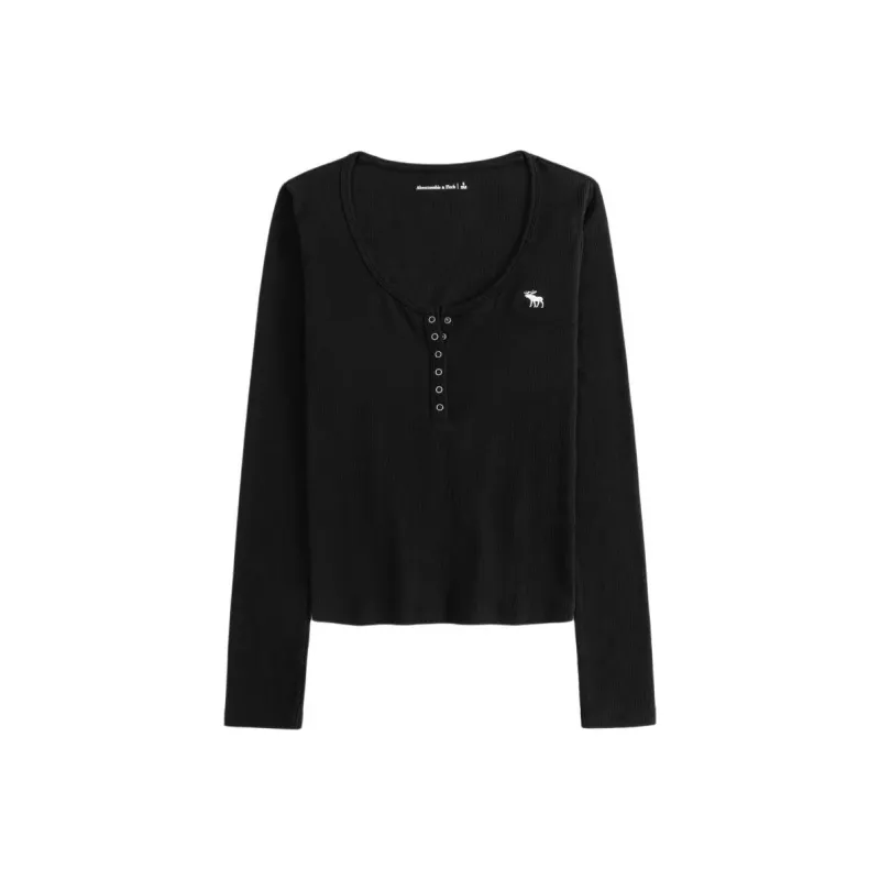 Abercrombie＆Fitch T Shirt Women's Black-0