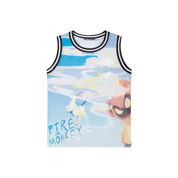 FireMonkey Basketball Jerseys Unisex Blue