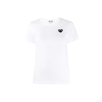 CDG Play T Shirts Women's White