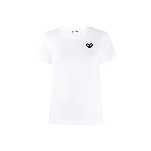 CDG Play T-Shirts Women's White