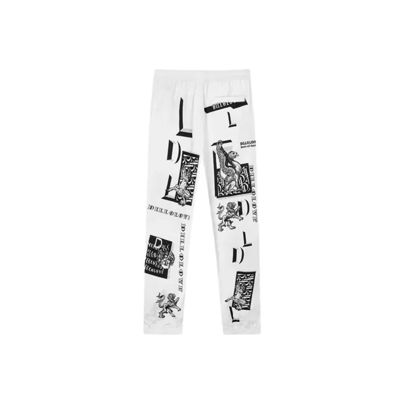 DILLO SS25 Casual Pants Men's White-1