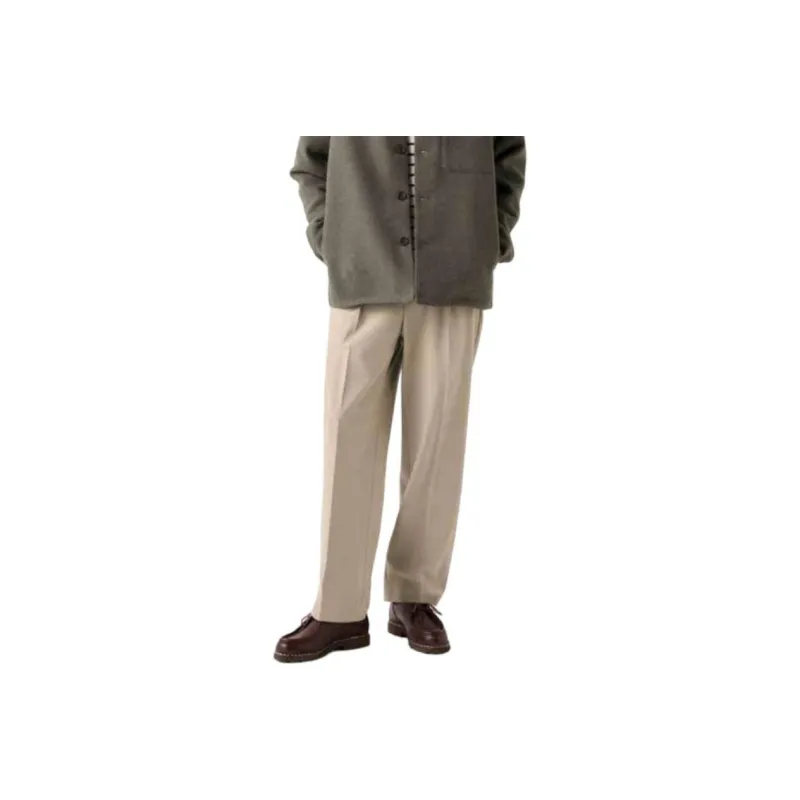 UNIQLO Casual Pants Men's Dark Beige-0