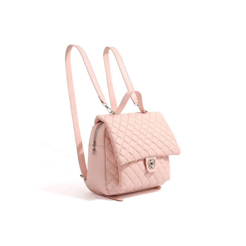 Jade En Plus PU Backpack Regular Women's Milk White/Princess Pink-5