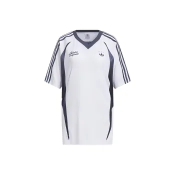 adidas originals Women'ss Breathable Trendy T Shirt 'Blue/White'