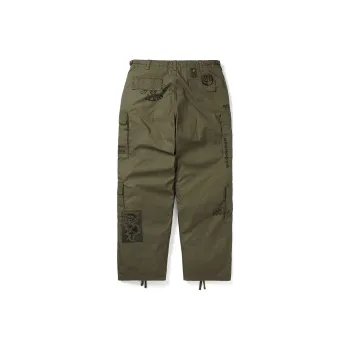 Thisisneverthat Casual Pants Unisex Olive Green