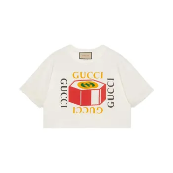 GUCCI SS23 T Shirt Women's Ecru