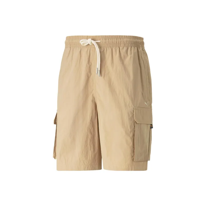 PUMA Mmq Series Sports Shorts Unisex Desert Yellow-0