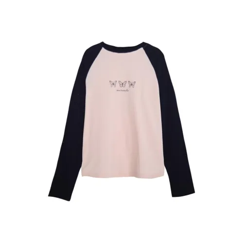 MUSTOFF Raglan Sleeve T Shirt Women's