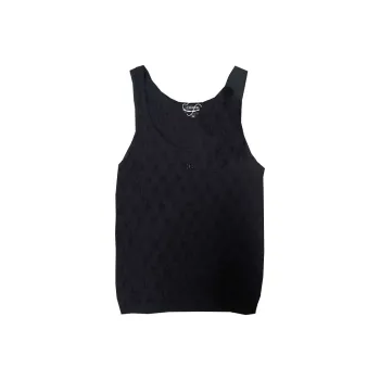 CHANEL 24 New Spring And Summer Arrivals Tank Tops Women's Black