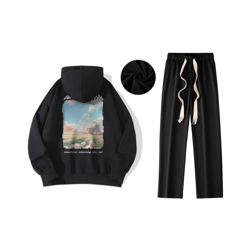 B.X Sweatshirt Sets Unisex-14