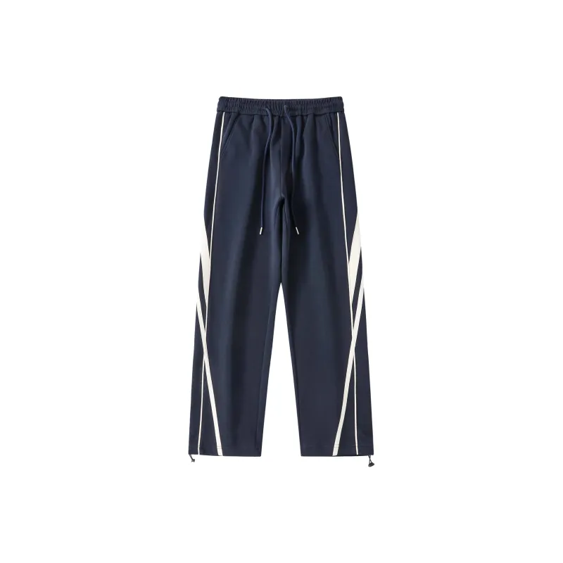 KM Casual Pants Unisex Navy Blue-0