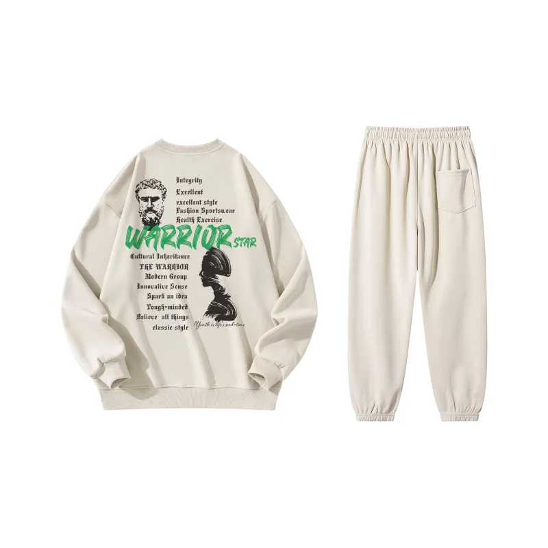 WARRIOR Sweatshirt Sets Unisex-4