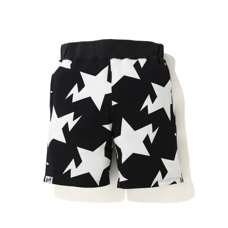 Bape Sta Pattern Sweat Shorts-0