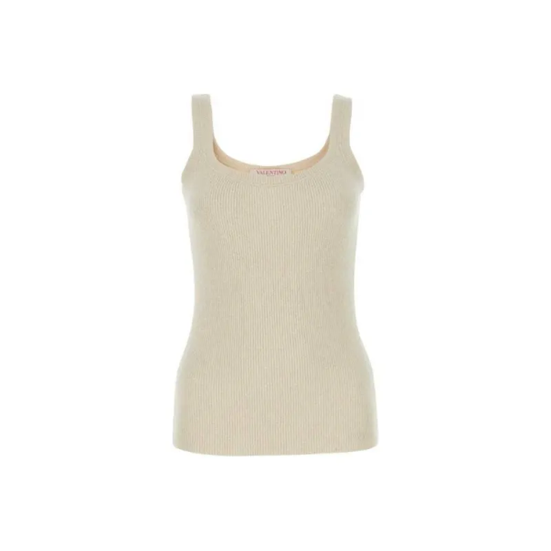 Valentino Sleeveless Knitted Top-0