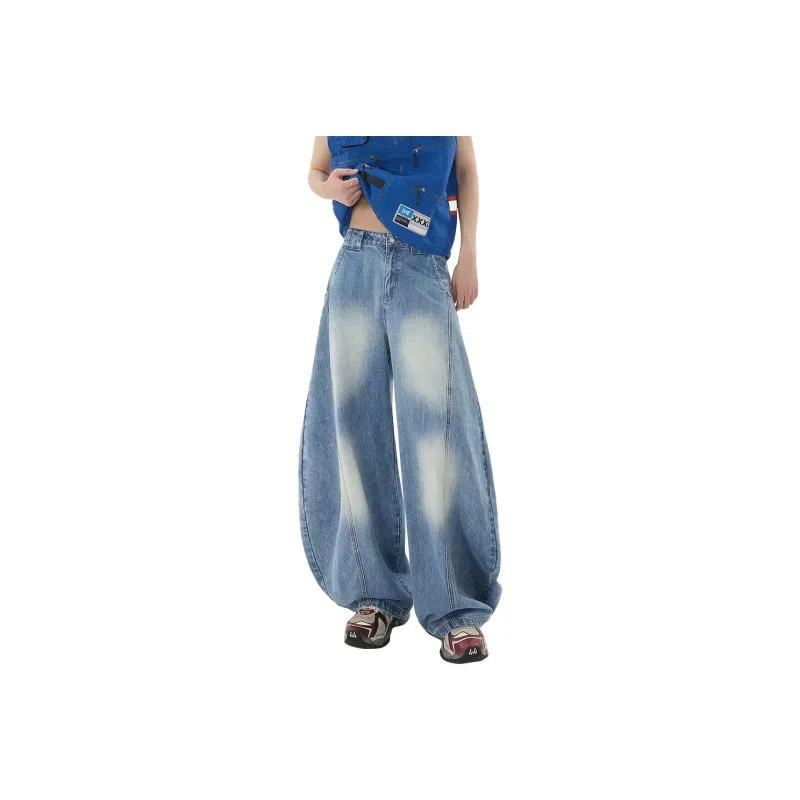 NOTFORMAD Jeans Unisex Vintage Blue-0