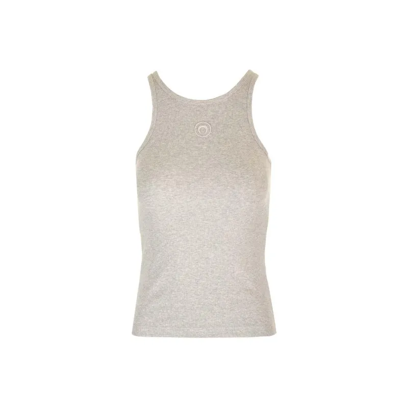 Marine Serre Moon Embroidered Tank Top-0
