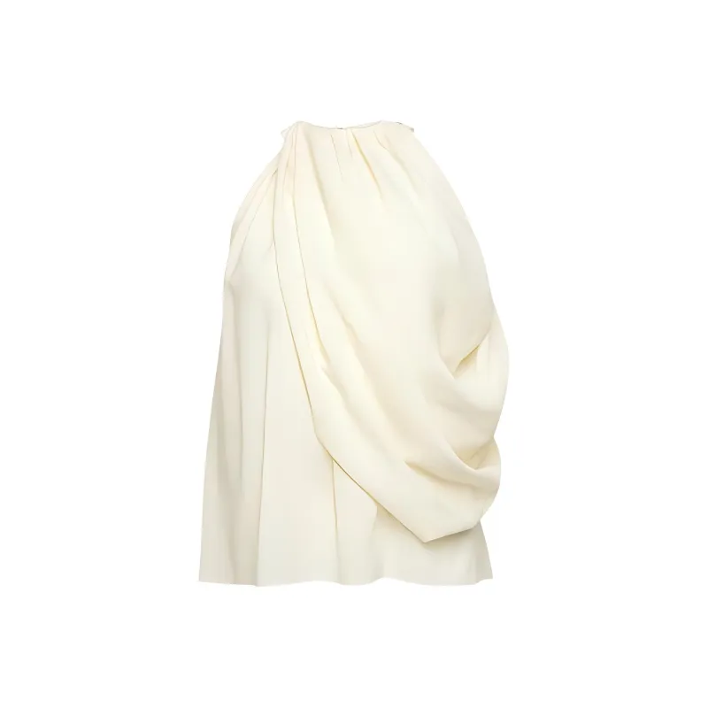 JW Anderson Twisted Draped Halterneck Top-0