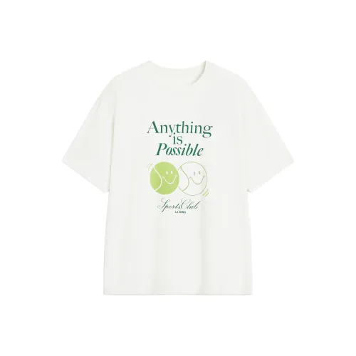 LiNing Sports Trend Series T Shirt Women's Ivory