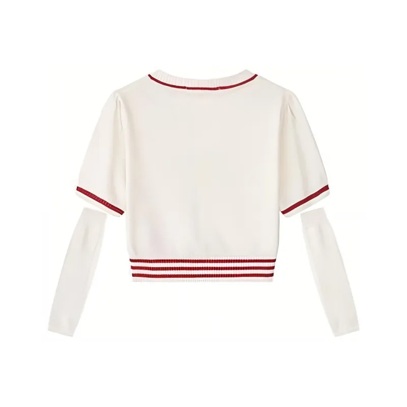 MacyMccoy Crop Tops Women's White-0