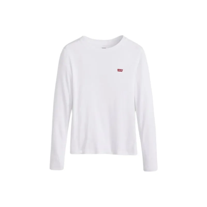 Levis T Shirts Women's White-0