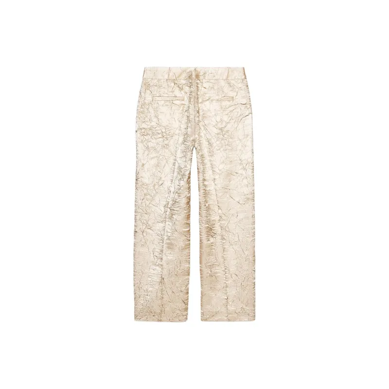 ZARA Casual Pants Women's Gold-1