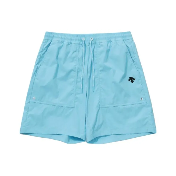 DESCENTE BLEU Casual Shorts Unisex-4