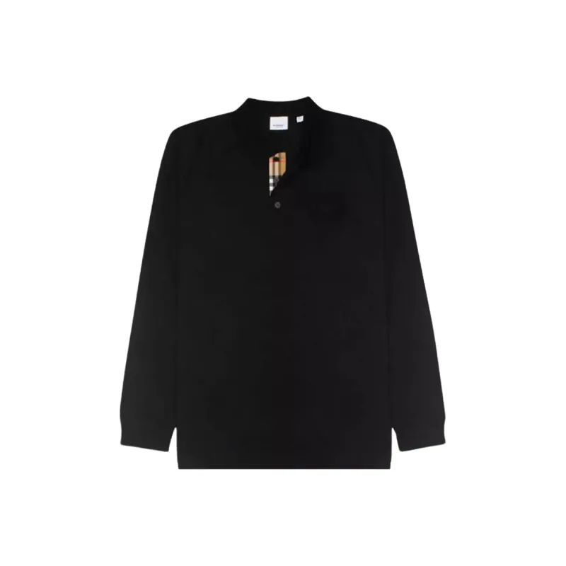 Burberry FW23 Polo Shirt Men's Black-1